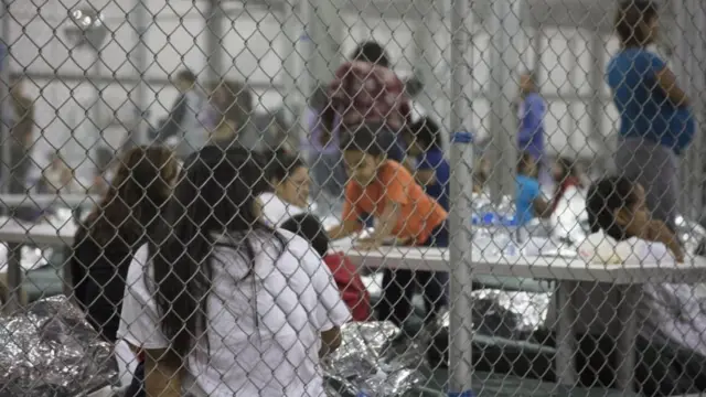 Centro de detención en McAllen, Texas.