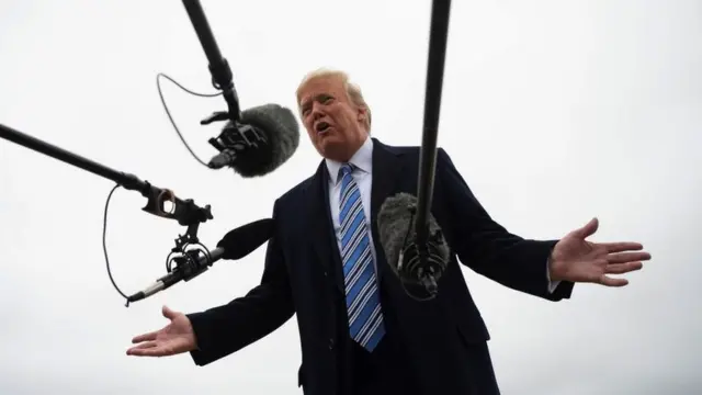 Kubona ibitigiri vy'abandura vyagenda vyiyongera, Perezida Trump yafata ko ari ikintu ciza kuko vyerekana ko bafise ubushobozi bukomeye bwo gupima