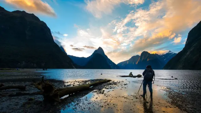 Mountainous landscape of New Zealand