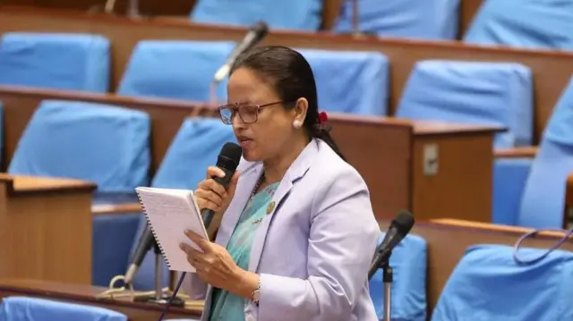 प्रतिनिधिसभामा माओवादीकी सांसद रेखा शर्मा