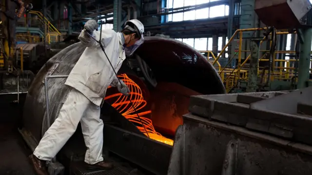 포스코 공장 내부