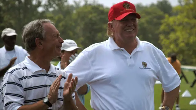 У 2007 майкл Блумберг та Дональд Трамп із задоволенням грали у гольф на благодійному турнирі