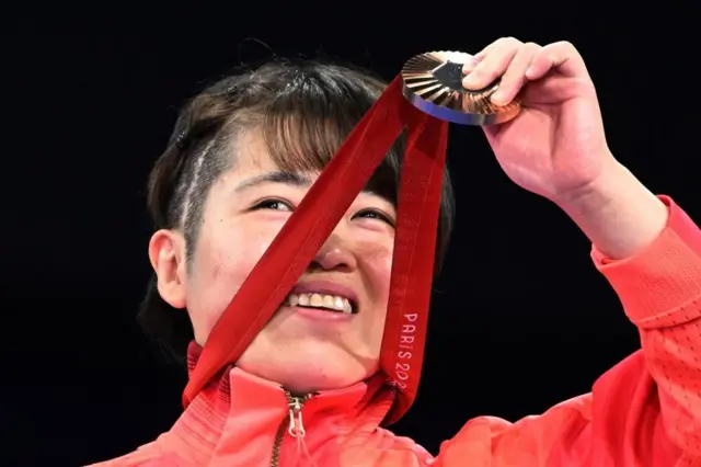 柔道女子70キロ級（弱視）で銅メダルを勝ち取った小川和紗