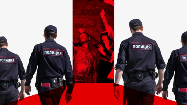 Kolaž policija i posetioci kluba