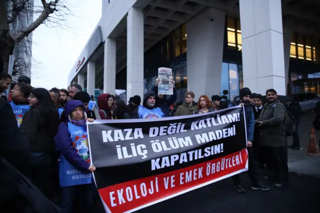 çalık grubu altın madeni protesto 