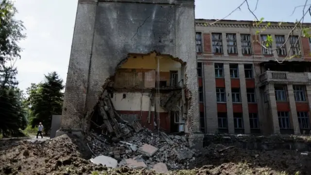 Наслідки російських обстрілів у Костянтинівці