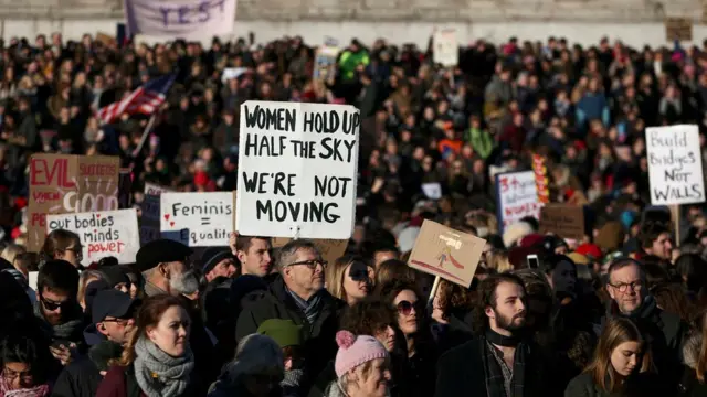 Акция протеста в Лондоне