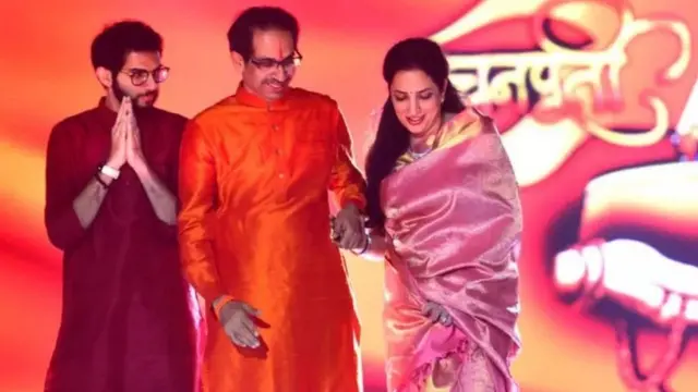 आदित्य ठाकरे, उद्धव ठाकरे आणि रश्मी ठाकरे