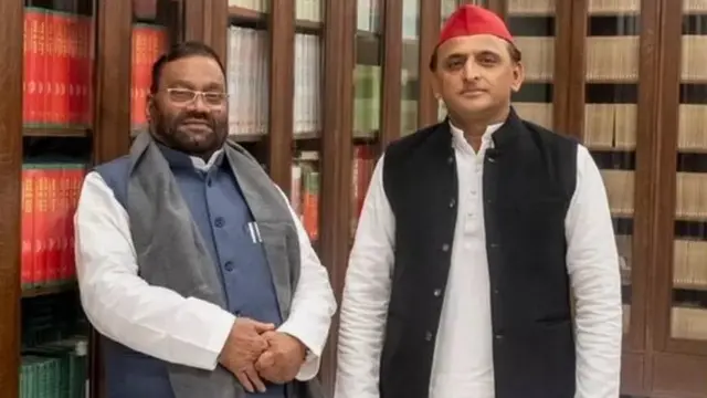 अखिलेश यादव और स्वामी प्रसाद मौर्य