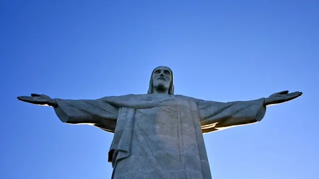 Foto atual do Cristo Redentor