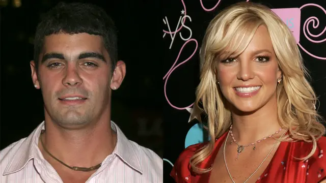 Britney Spears and Jason Alexander