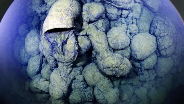 Lava en el fondo del mar