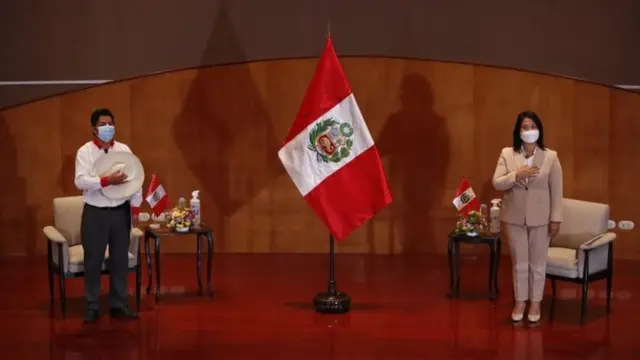 Pedro Castillo y Keiko Fujimori.