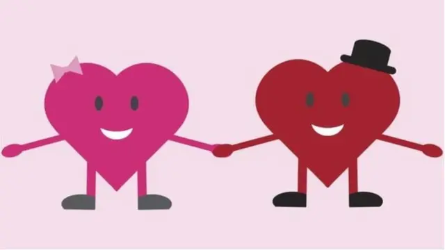 બે હાર્ટના ઇમોજી