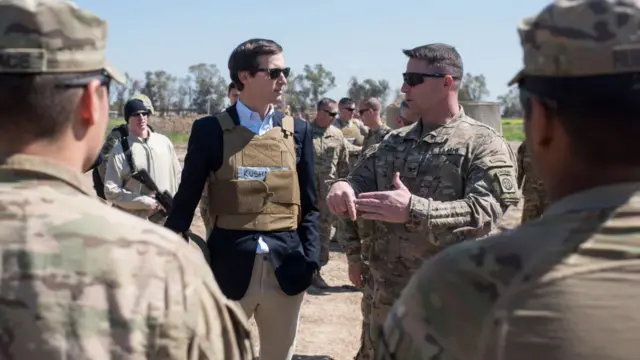 Kushner met with US forces in western Iraq during a trip to the country in early April