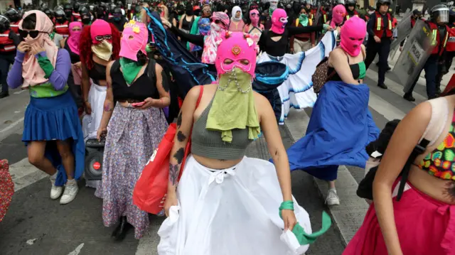 Protesta por el derecho al aborto en CDMX