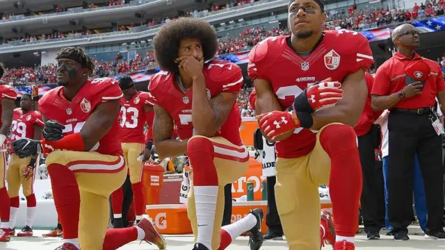 NFL player Colin Kaepernick bin first inspire di gesture