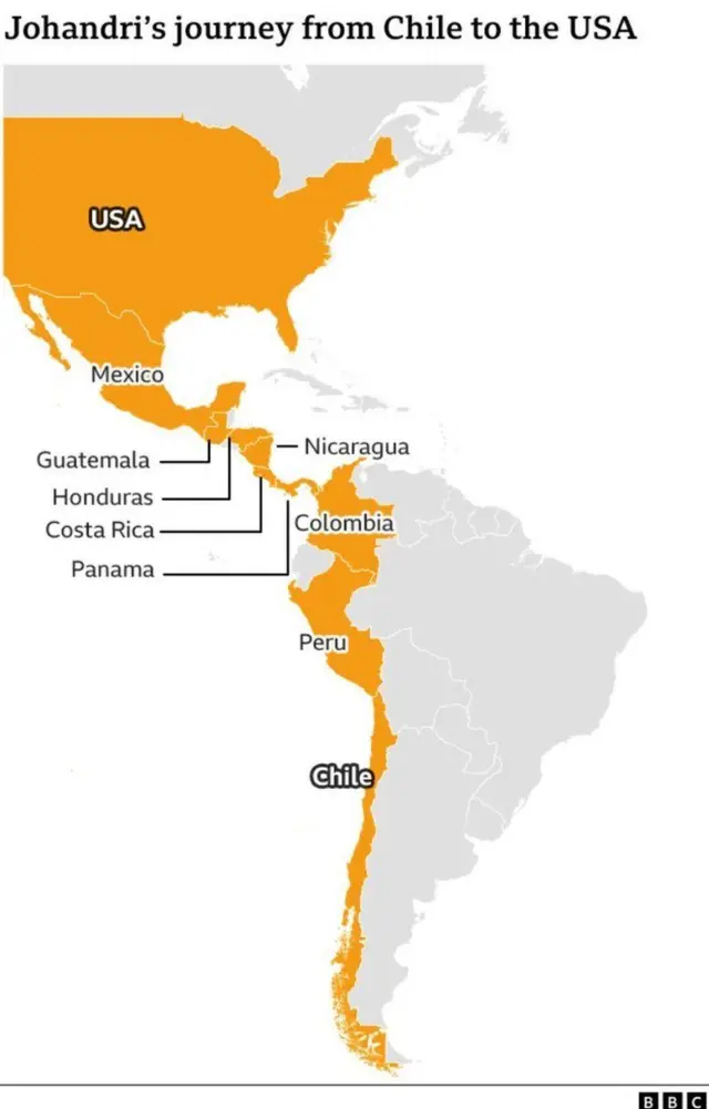 Johandri's journey from Chile to the US