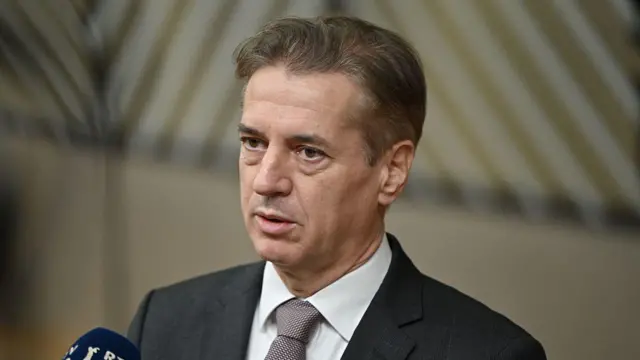 O primeiro-ministro da Eslovênia, Robert Golob