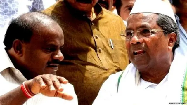 कुमारस्वामी और सिद्धरमैया