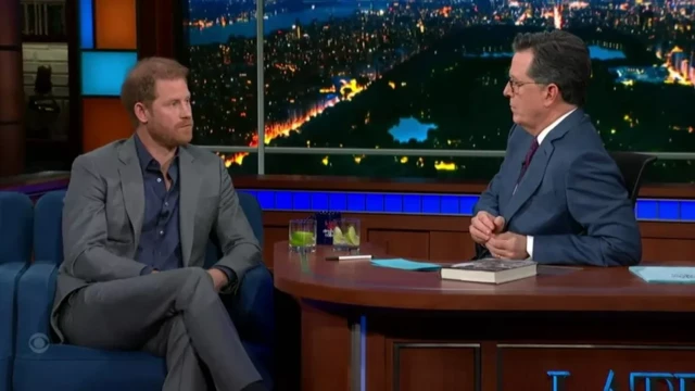 Prince Harry for Stephen Colbert show