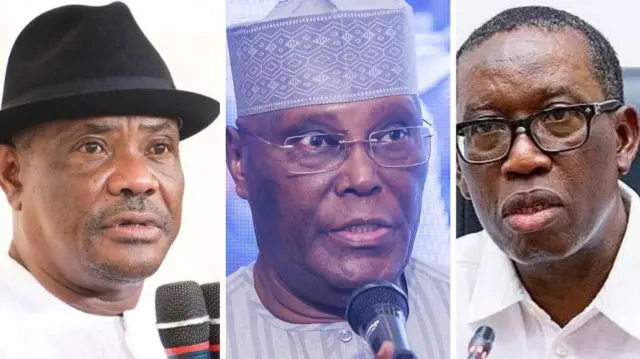 Wike, Atiku and Okowa