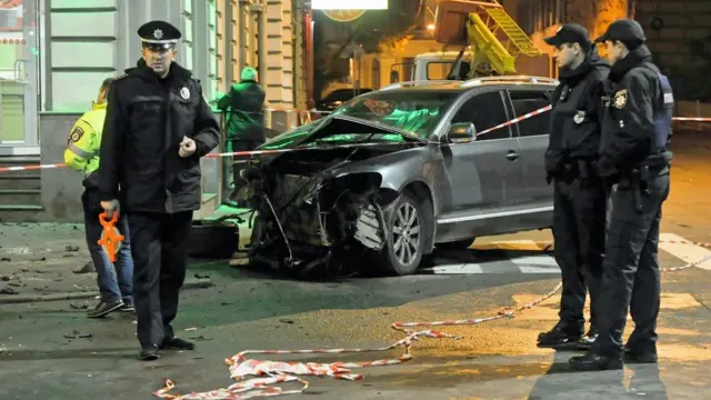 место аварии