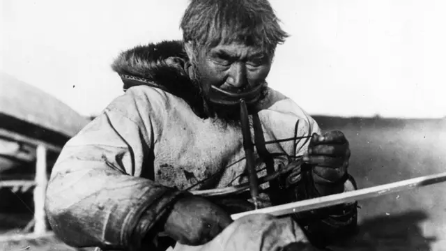 Inuit carpenter