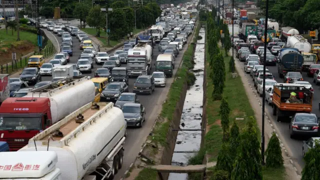nijerya'da trafik