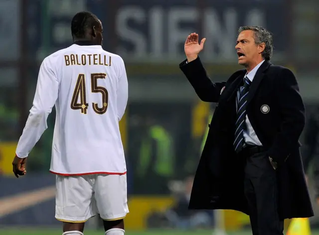 Balotelli ve Mourinho