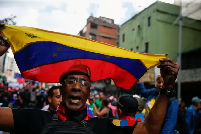 Protest podrške Maduru u Karakasu