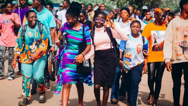 Àwọn akẹ́kọ̀ọ́ tó ń ṣe ìwọ́de 