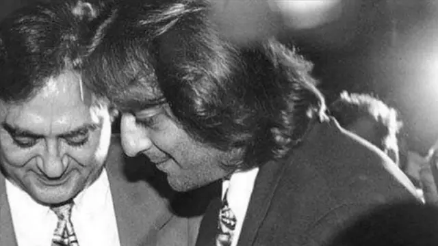 संजय दत्त अपने पिता सुनील दत्त के साथ