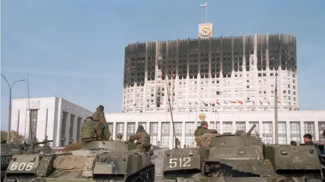 Танки у Белого дома в 1993-м