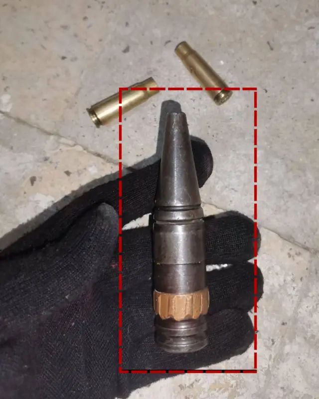 گلوله ۲۰ میلی‌متری ضدزره، تهران، دی ۱۴۰۴