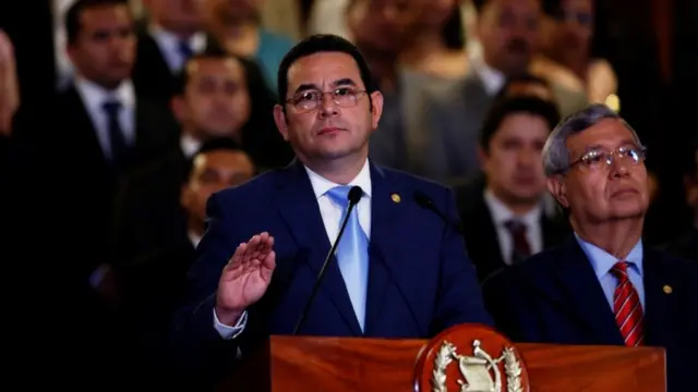 Presidente de Guatemala, Jimmy Morales.