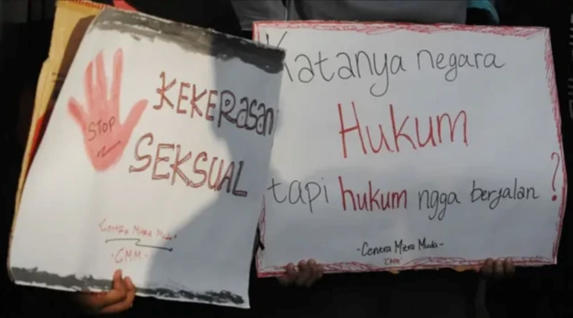 Foto ilustrasi. Aksi demonstrasi menentang kekerasan seksual terhadap anak dan perempuan
