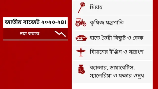 যেসব পণ্যের দাম কমছে