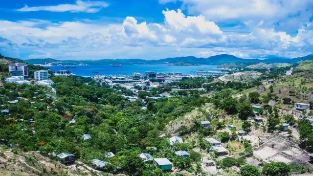 Vista de Puerto Moresby