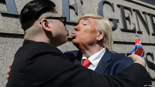 ट्रंप और किम