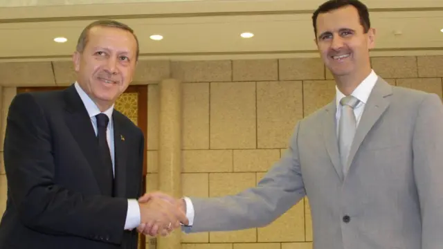 Recep Tayyip Erdogan ve Beşar Esad