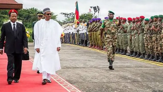 Buhari a Cameroon