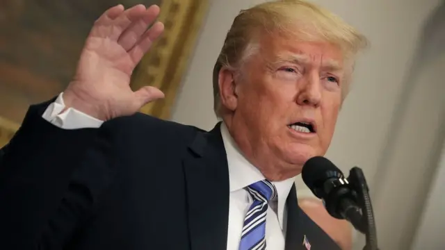 El presidente de Estados Unidos, Donald Trump.