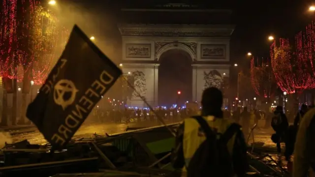Manifestación en París