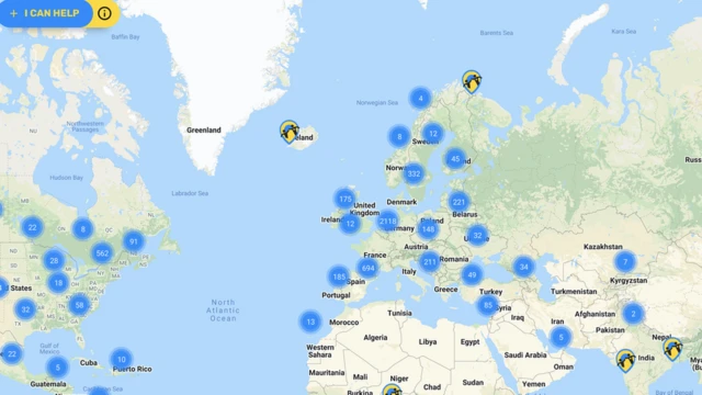 Карта icanhelp.host