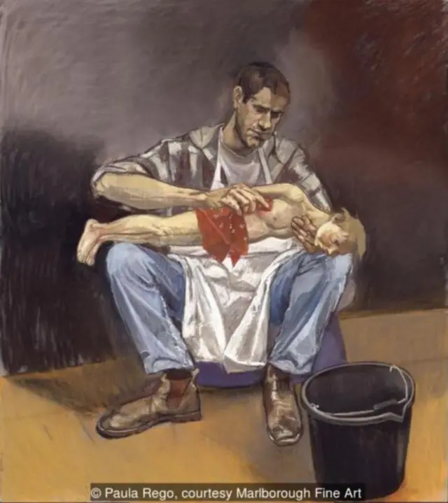 Geppetto washing Pinocchio (1996)