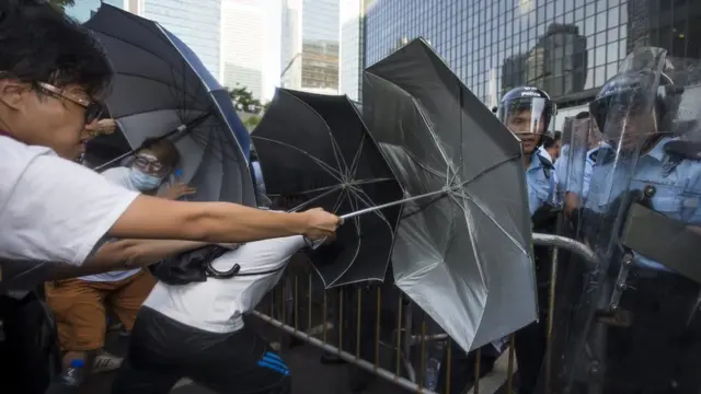 Hong Kong, protes