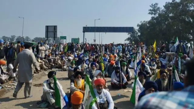 हरियाणा-पंजाब के शंभू बॉर्डर पर डटे किसान