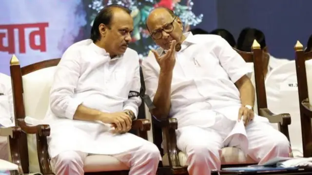 शरद पवार आणि अजित पवार