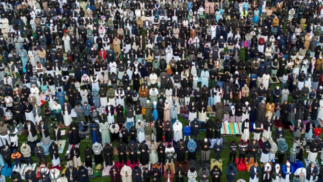 برپایی نماز عید در بیرمنهگام